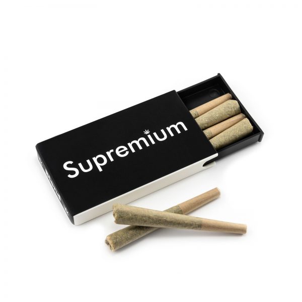 Supremium pre rolled joints in packs, cannabis blend pack from online dispensaries
