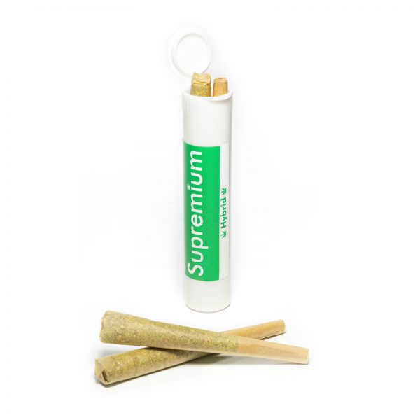 Supremium pre roll hybrid joints in tubes from the best online dispensaries